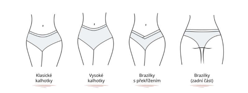 Střihy kalhotek